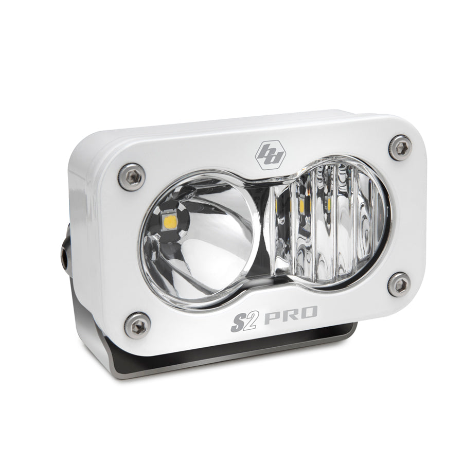 S2 Pro White LED Light Pod (Driving/Combo; Clear)