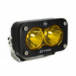 S2 Pro Black LED Light Pod (Spot; Baja Amber)