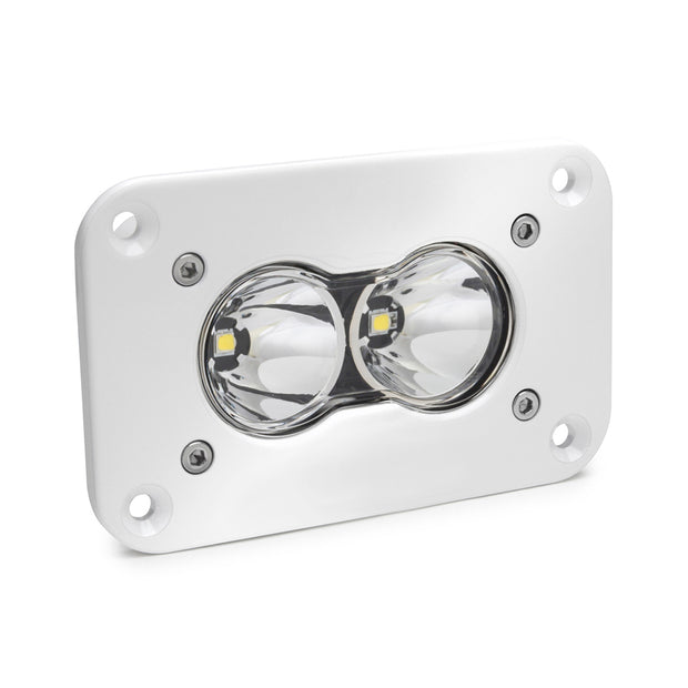 S2 Pro White Flush Mount LED Light Pod (Spot; Clear)