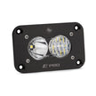 S2 Pro Black Flush Mount LED Light Pod (Driving/Combo; Clear)