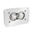 S2 Pro White Flush Mount LED Light Pod (Work/Scene; Clear)