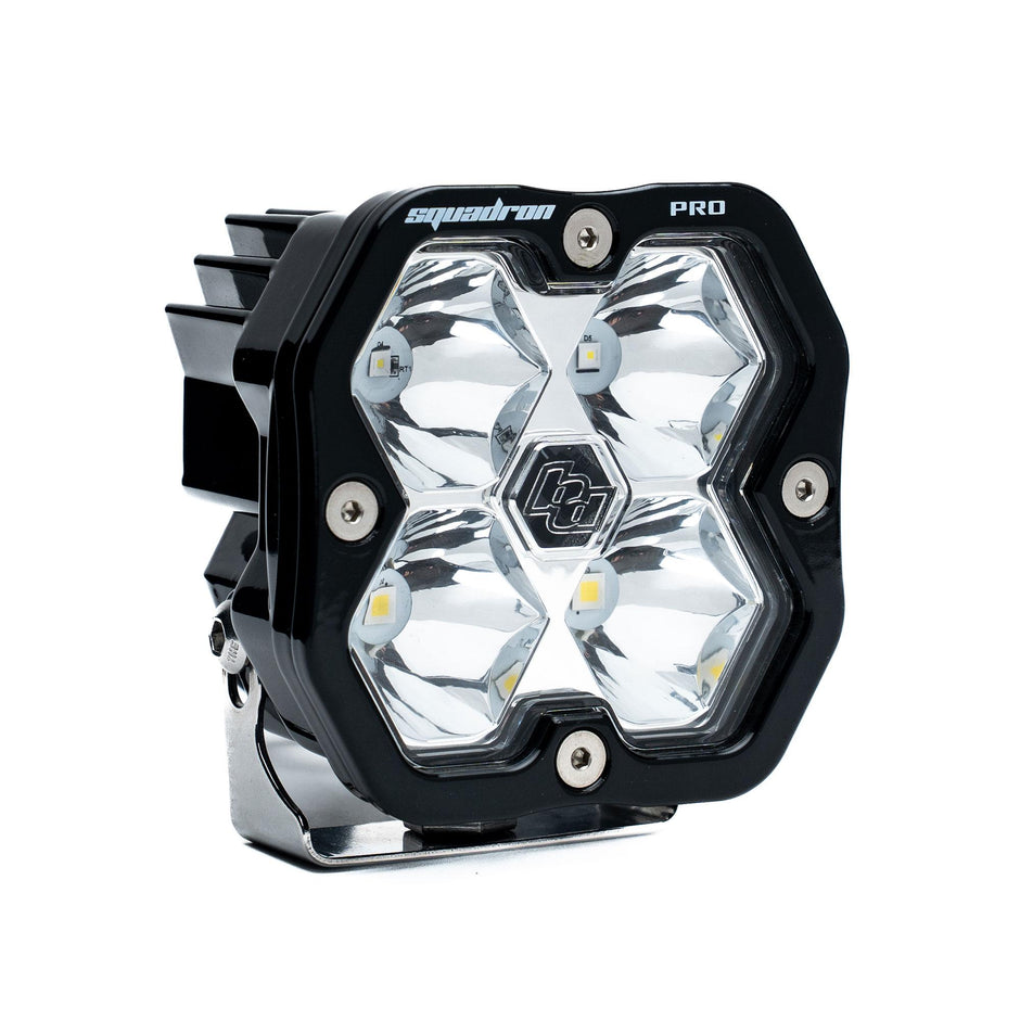 Squadron 2.0 Pro Black LED Auxiliary Light Pod (Spot; Clear)