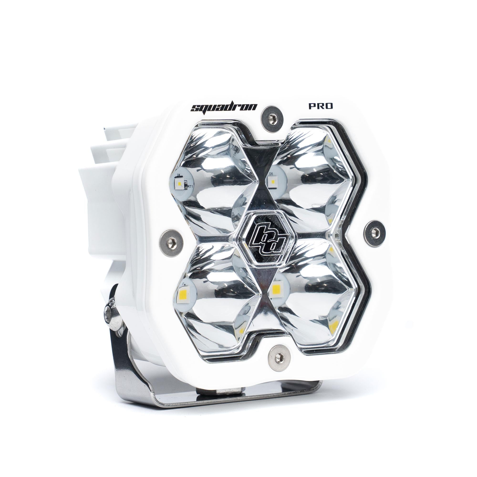 Squadron 2.0 Pro White LED Auxiliary Light Pod (Spot; Clear)