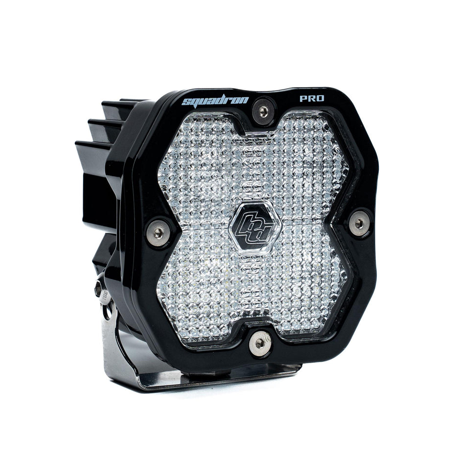 Squadron 2.0 Pro Black LED Auxiliary Light Pod (Work/Scene; Clear)