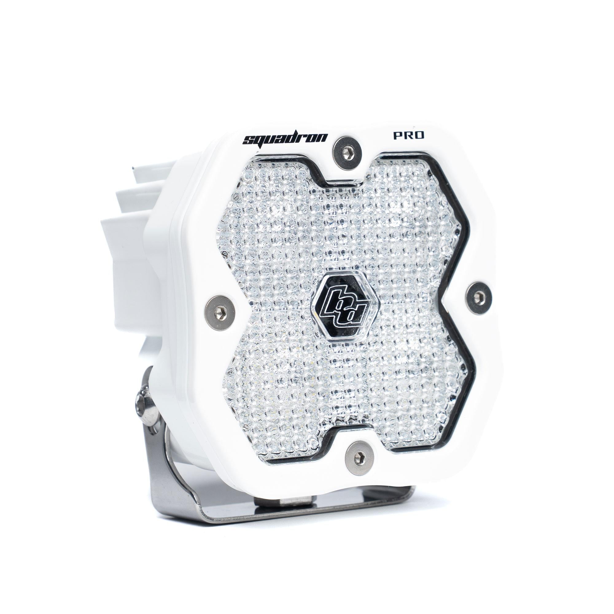 Squadron 2.0 Pro White LED Auxiliary Light Pod (Work/Scene; Clear)