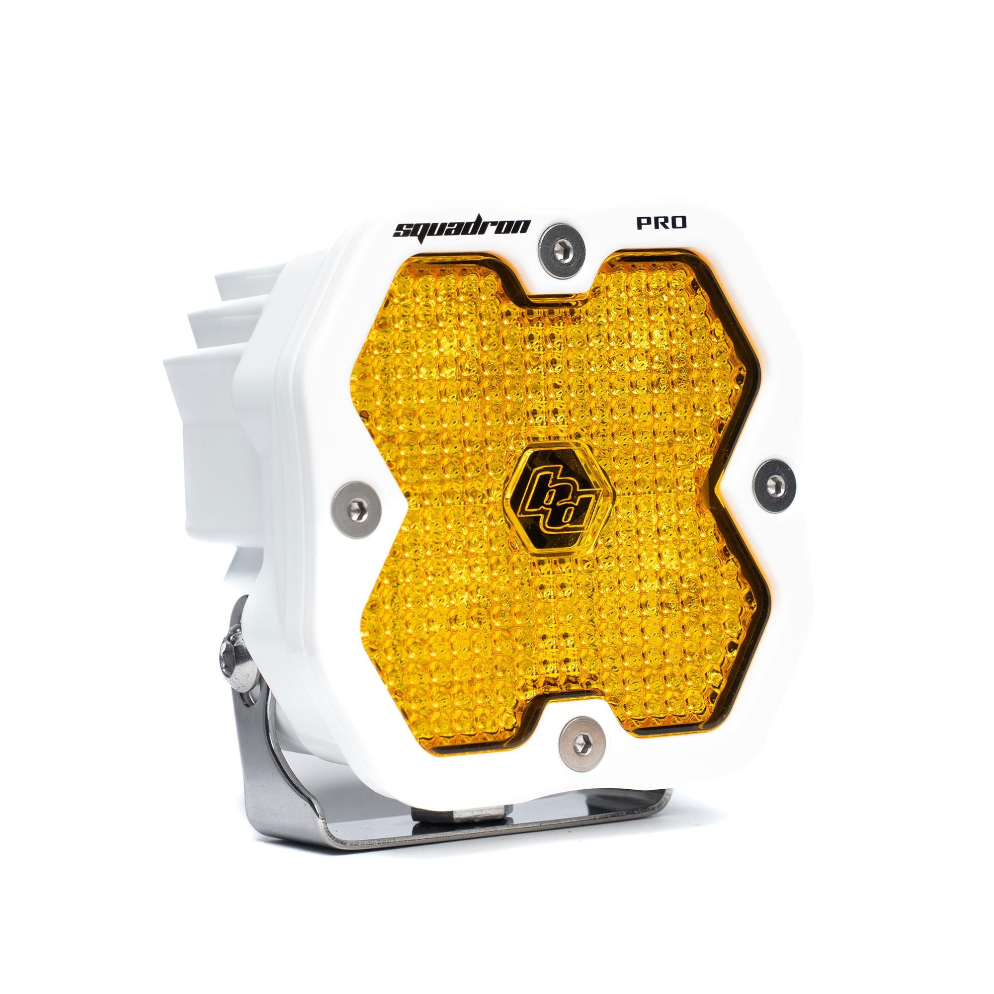 Squadron 2.0 Pro White LED Auxiliary Light Pod (Work/Scene; Baja Amber)