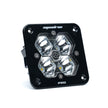 Squadron 2.0 Pro Black Flush Mount LED Auxiliary Light Pod (Spot; Clear)