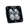 Squadron 2.0 Pro Black Flush Mount LED Auxiliary Light Pod (Driving/Combo; Clear)