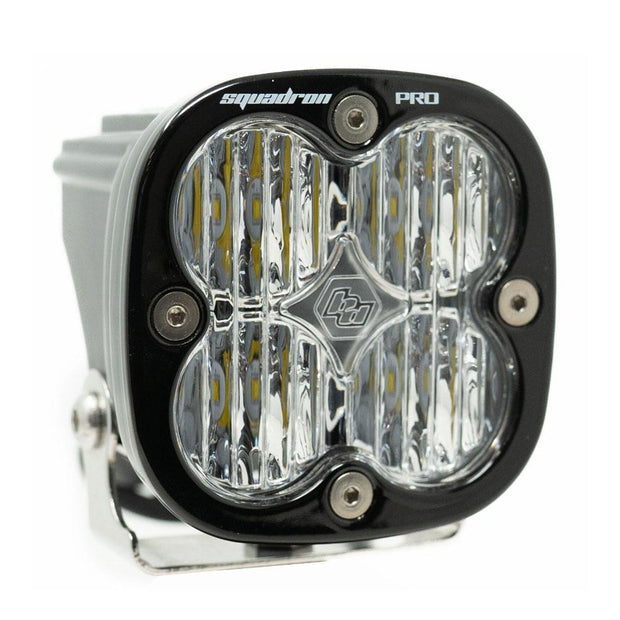 Squadron Pro Black LED Light Pod (Wide Cornering; Clear)