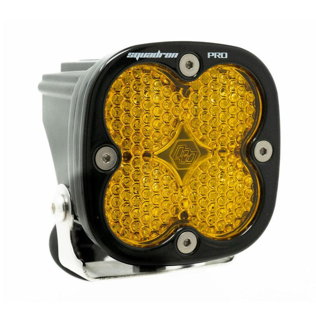 Squadron Pro Black LED Light Pod (Work/Scene; Baja Amber)