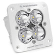 Squadron Pro White Flush Mount LED Light Pod (Spot; Clear)
