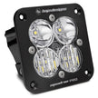 Squadron Pro Black Flush Mount LED Light Pod (Driving/Combo; Clear)