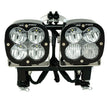 XL Pro Dual Motorcycle Race Light Kit (Multi-Pattern; Clear)