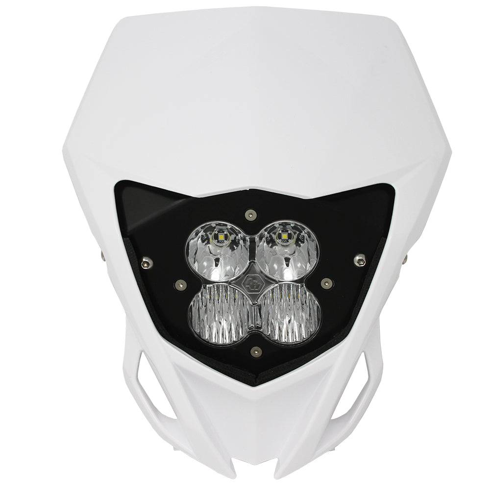 XL Pro Headlight Kit W/ Shell - '16-18 YZ250FX/YZ450FX (Driving/Combo; Clear)