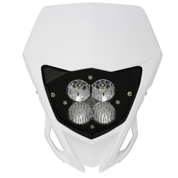 XL Pro Headlight Kit W/ Shell - '16-18 YZ250FX/YZ450FX (Driving/Combo; Clear)