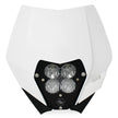 XL Pro (D/C) Headlight Kit W/ Shell - '11-13 250 SX-F/250 XC-F/250 XCF-W; '12-13 350 EXC-F; '11-13 350 SX-F/350 XC-F; '12-13 350 XCF-W; '08-12 450 XC-F; '12-13 500 EXC (Driving/Combo; Clear)
