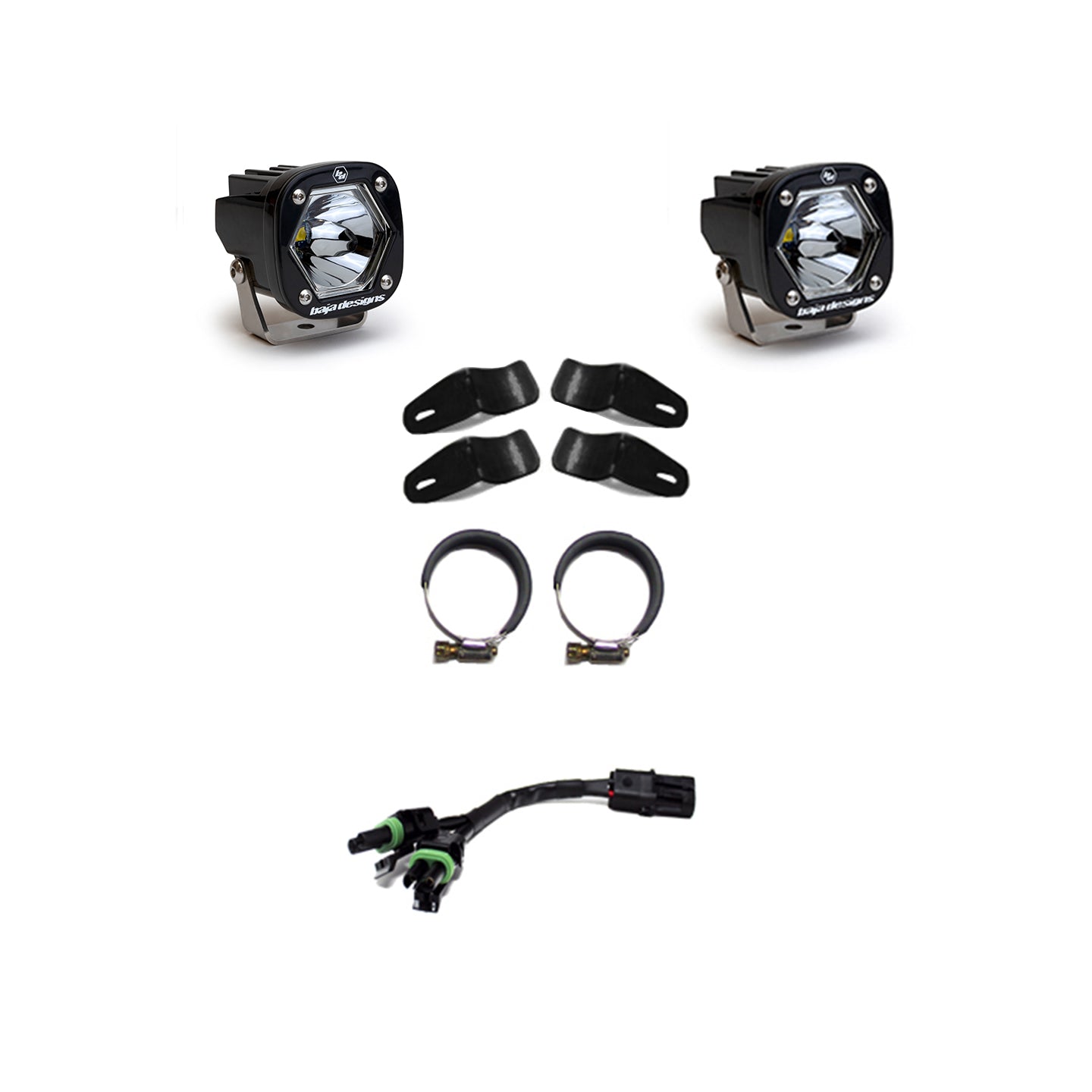 Moto S1 Auxiliary Light Kit (EFI; Spot; Clear)