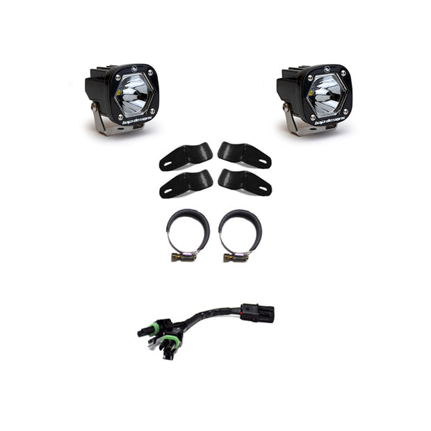 Moto S1 Auxiliary Light Kit (EFI; Spot; Clear)