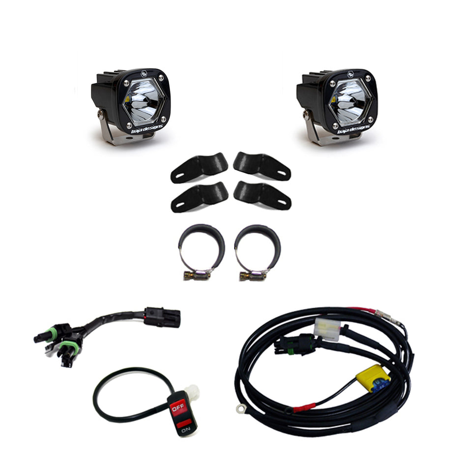 Moto S1 Auxiliary Light Kit (Universal Battery; Spot; Clear)
