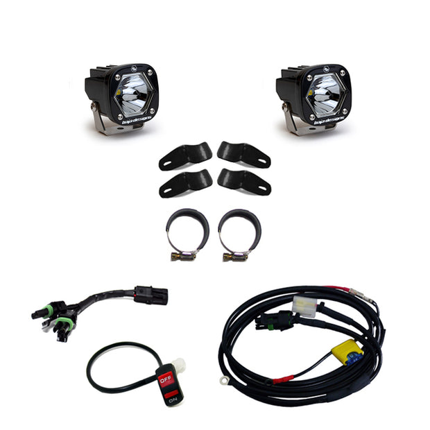 Moto S1 Auxiliary Light Kit (Universal Battery; Spot; Clear)