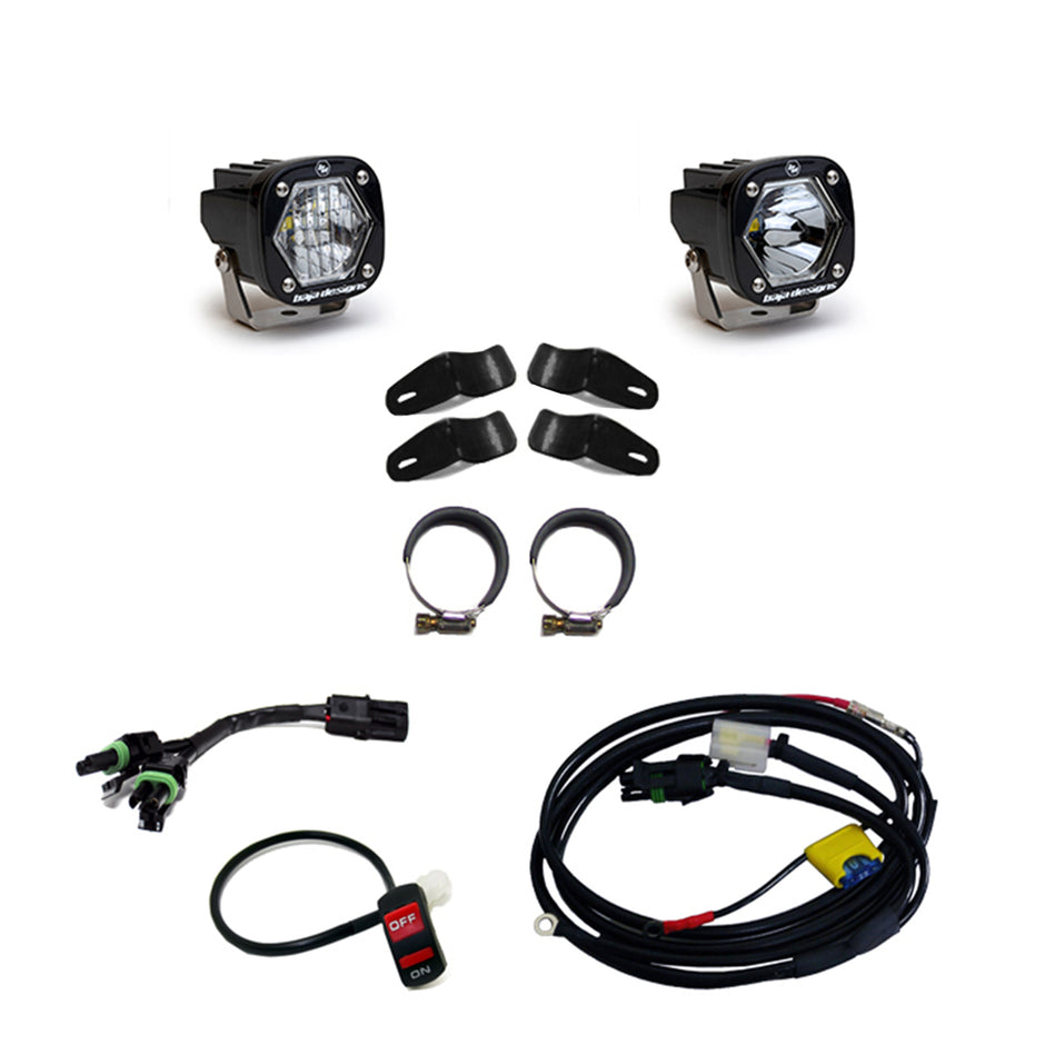 Moto S1 Auxiliary Light Kit (Universal Battery; Multi-Pattern; Clear)