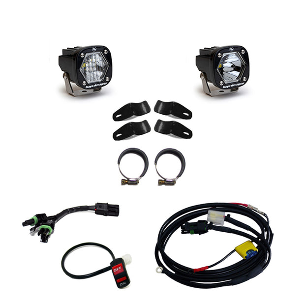 Moto S1 Auxiliary Light Kit (Universal Battery; Multi-Pattern; Clear)
