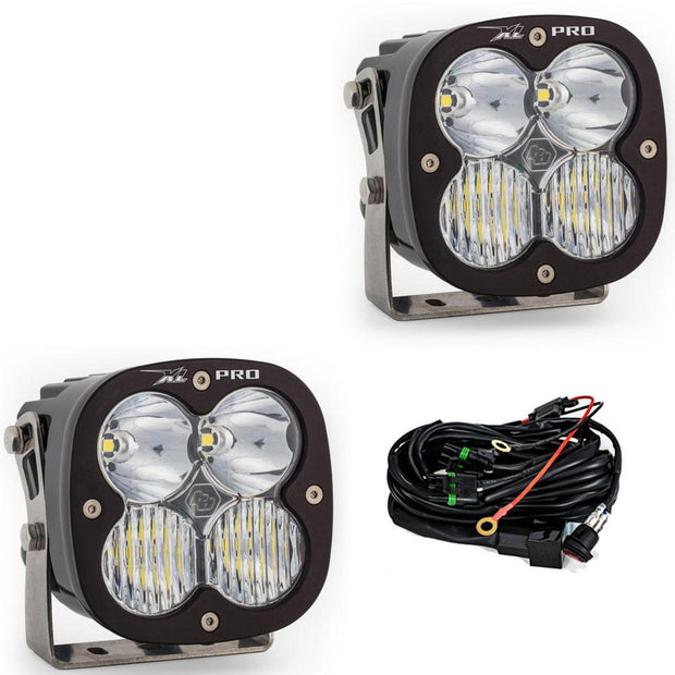 XL Pro LED Light Pod Pair (Driving/Combo; Clear)