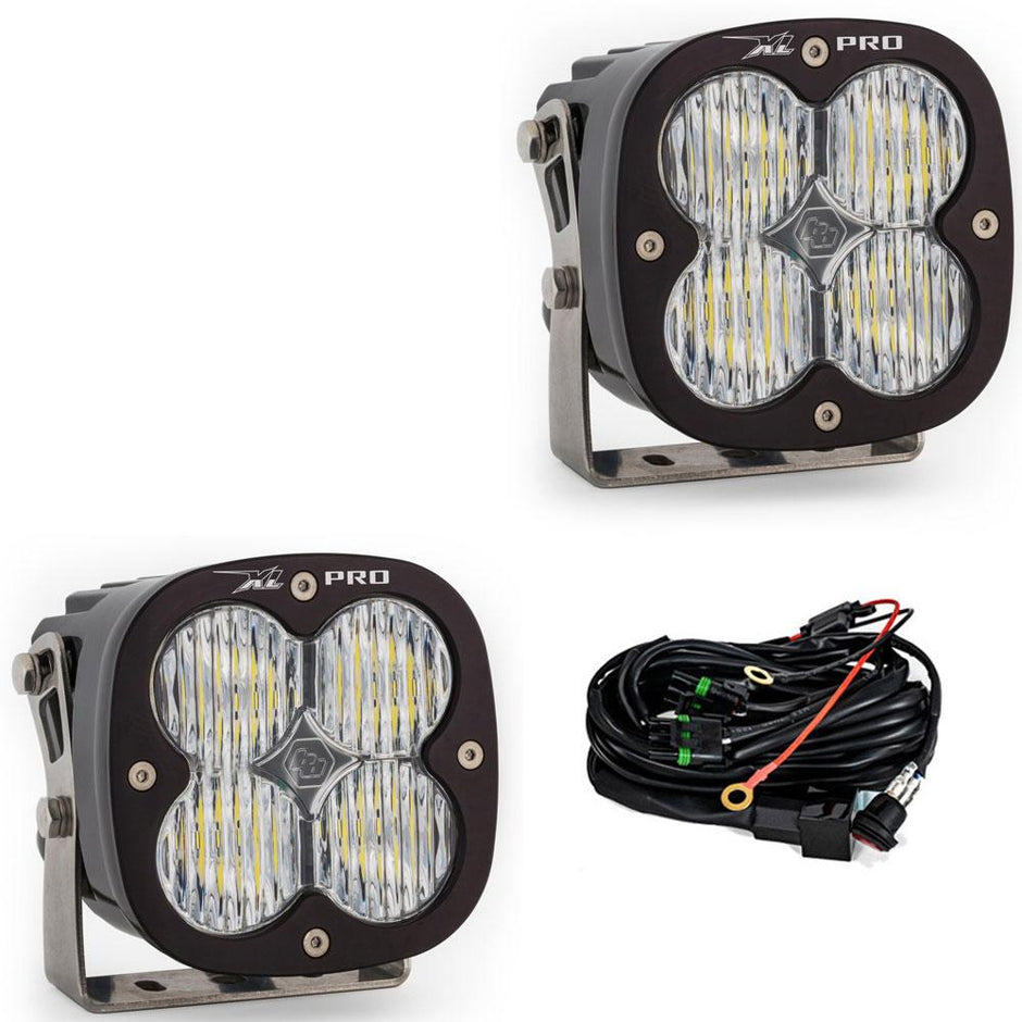 XL Pro LED Light Pod Pair (Wide Cornering; Clear)