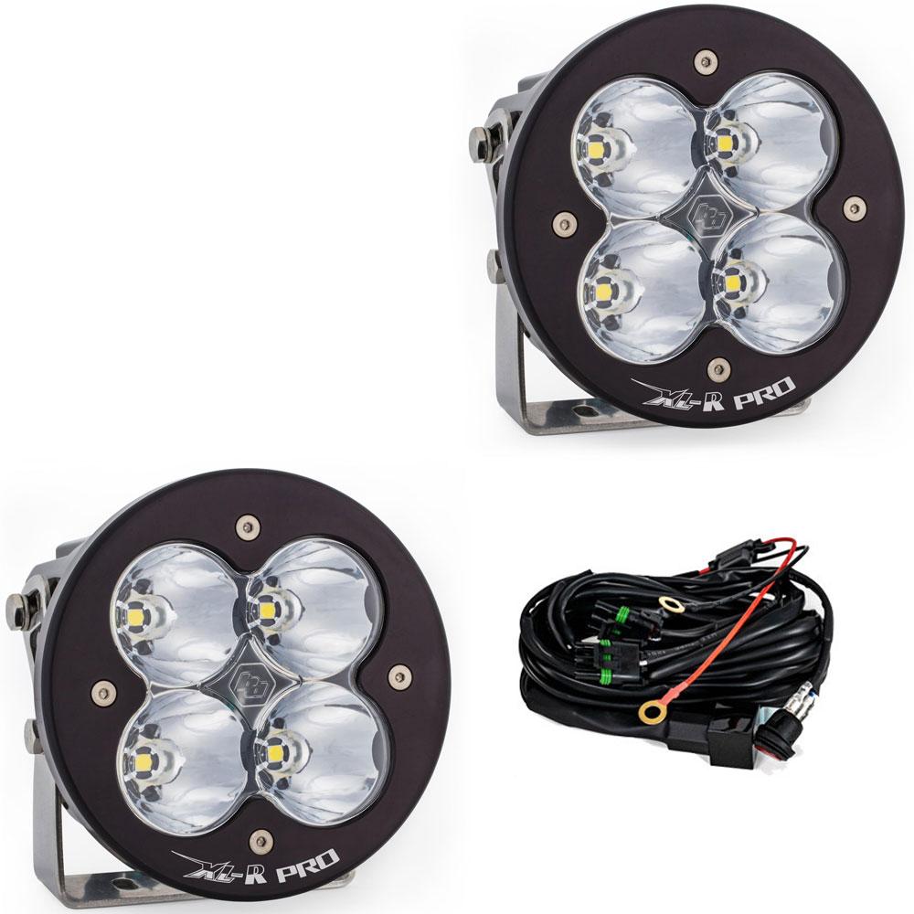 XL-R Pro LED Light Pod Pair (Spot; Clear)