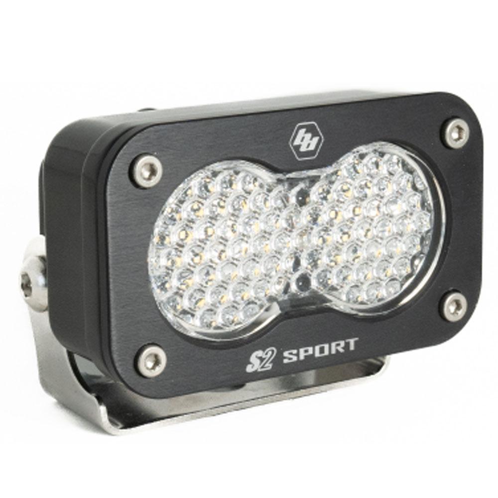 S2 Sport Black LED Light Pod (Work/Scene; Clear)