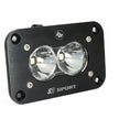 S2 Sport Black Flush Mount LED Light Pod (Spot; Clear)