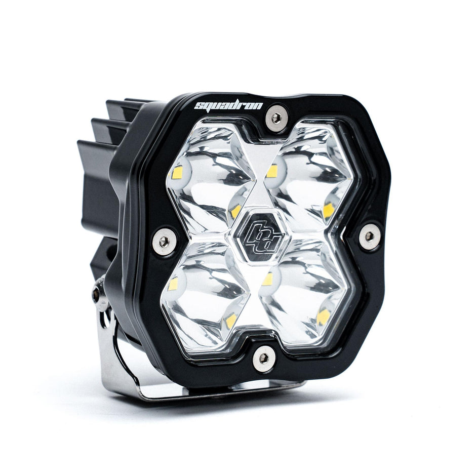 Squadron 2.0 Sport Black LED Auxiliary Light Pod (Spot; Clear)
