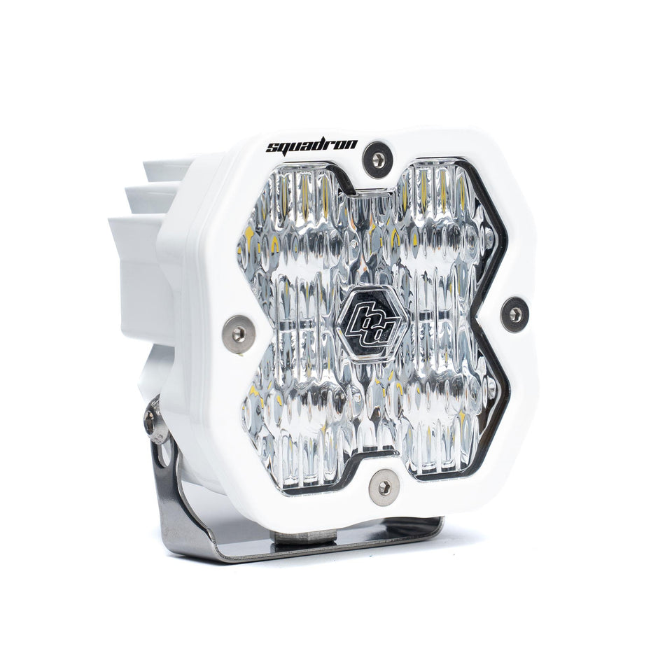 Squadron 2.0 Sport White LED Auxiliary Light Pod (Wide Cornering; Clear)