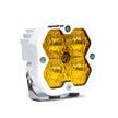 Squadron 2.0 Sport White LED Auxiliary Light Pod (Wide Cornering; Baja Amber)