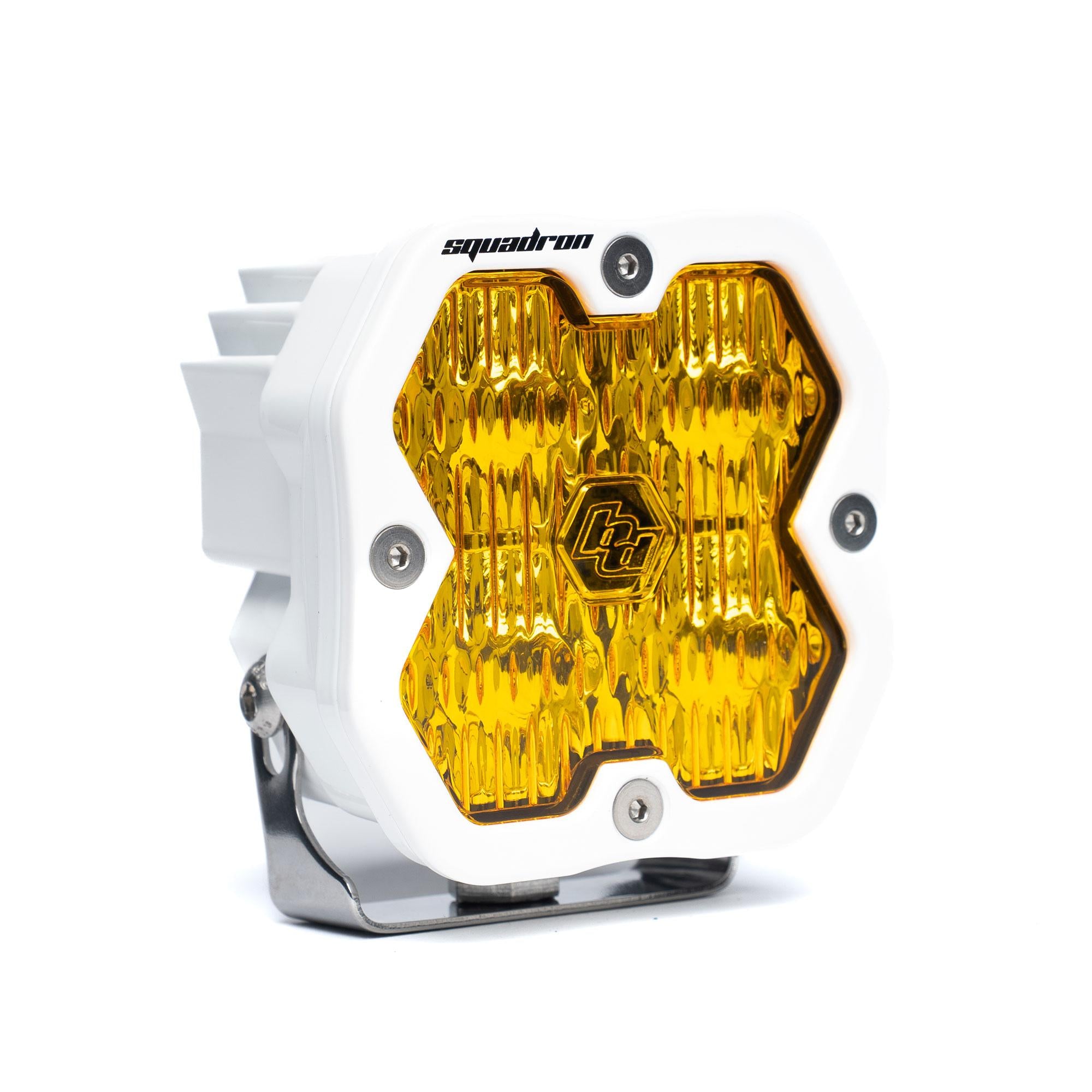 Squadron 2.0 Sport White LED Auxiliary Light Pod (Wide Cornering; Baja Amber)