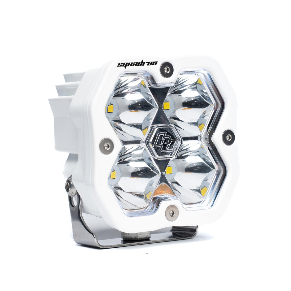 Squadron 2.0 Sport White Flush Mount LED Auxiliary Light Pod (Spot; Clear)