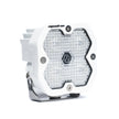 Squadron 2.0 Sport White Flush Mount LED Auxiliary Light Pod (Work/Scene; Clear)