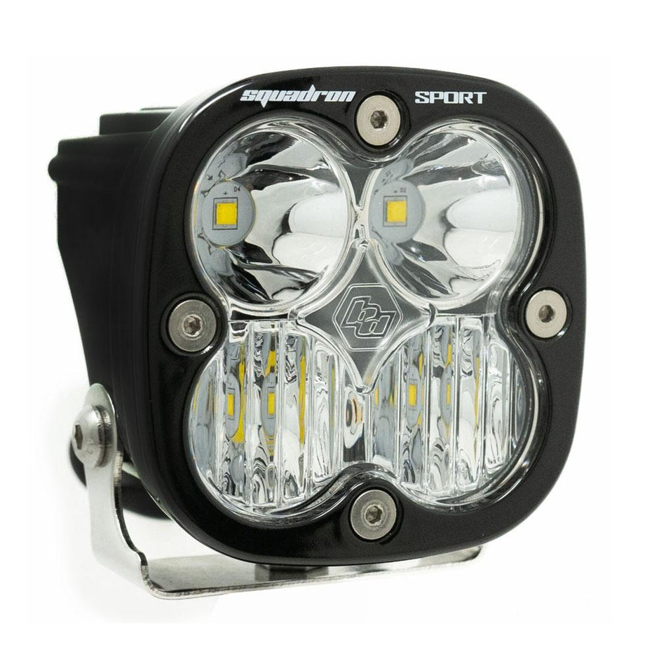 Squadron Sport Black LED Light Pod (Driving/Combo; Clear)