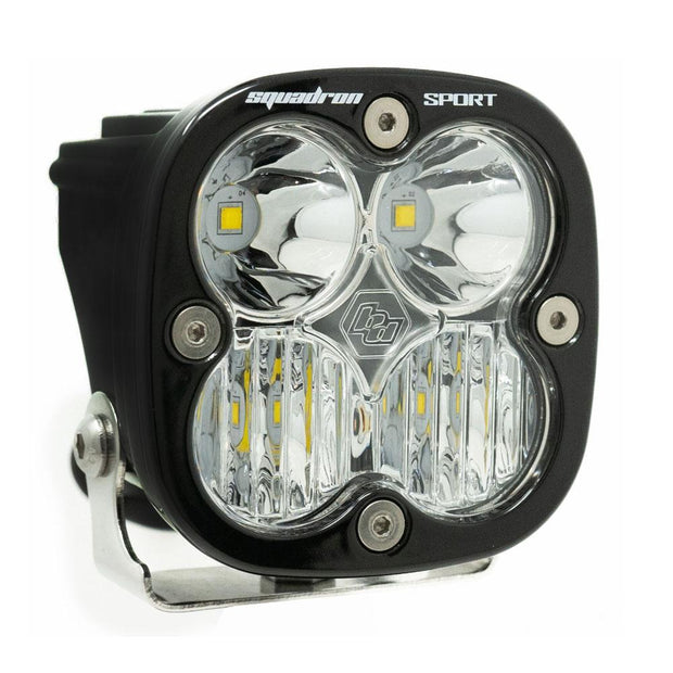 Squadron Sport Black LED Light Pod (Driving/Combo; Clear)