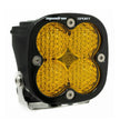 Squadron Sport Black LED Light Pod (Work/Scene; Baja Amber)