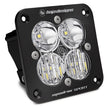 Squadron Sport Black Flush Mount LED Auxiliary Light Pod (Driving/Combo; Clear)
