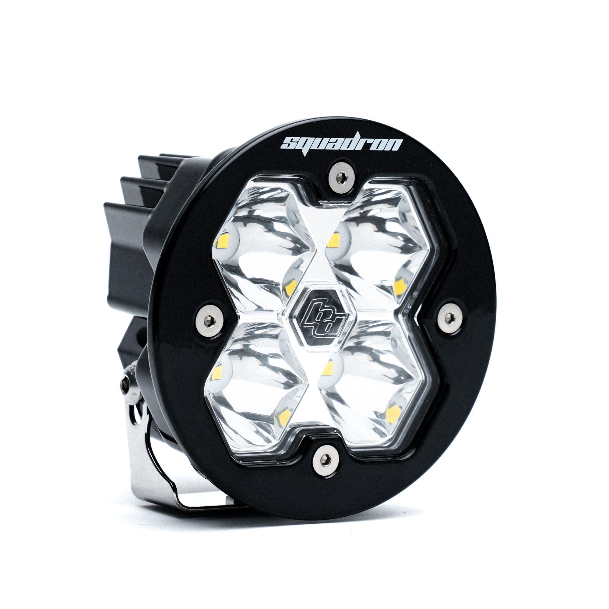 Squadron-R 2.0 Sport Black LED Auxiliary Light Pod (Spot; Clear)