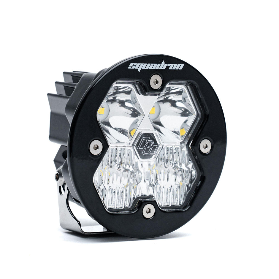 Squadron-R 2.0 Sport Black LED Auxiliary Light Pod (Driving/Combo; Clear)