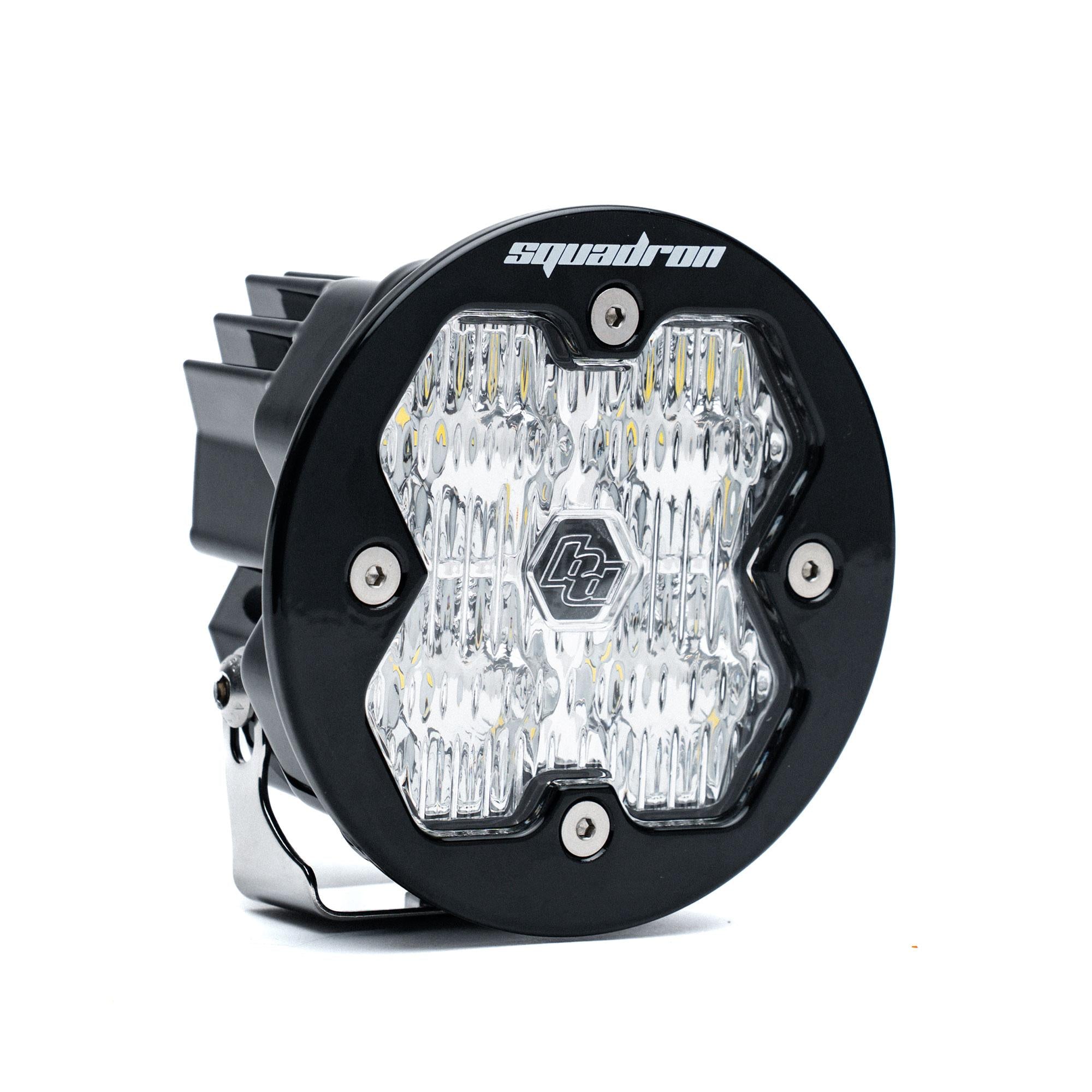 Squadron-R 2.0 Sport Black LED Auxiliary Light Pod (Wide Cornering; Clear)
