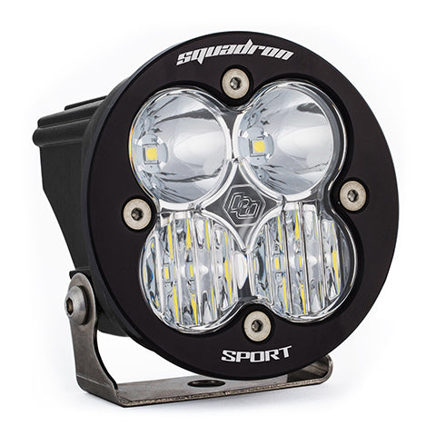 Squadron-R Sport Black LED Light Pod (Driving/Combo; Clear)