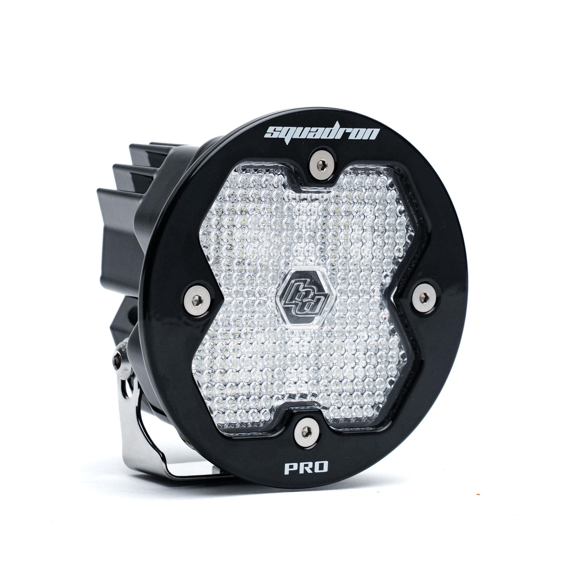 Squadron-R 2.0 Pro Black LED Auxiliary Light Pod (Work/Scene; Clear)