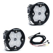 Squadron-R 2.0 Pro Black LED Auxiliary Light Pod Pair (Work/Scene; Clear)