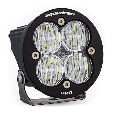 Squadron-R Pro Black LED Light Pod (Wide Cornering; Clear)