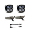 Squadron SAE Fog Pocket Kit - '99-10 F-250/350 Super Duty (SAE Fog; Clear)