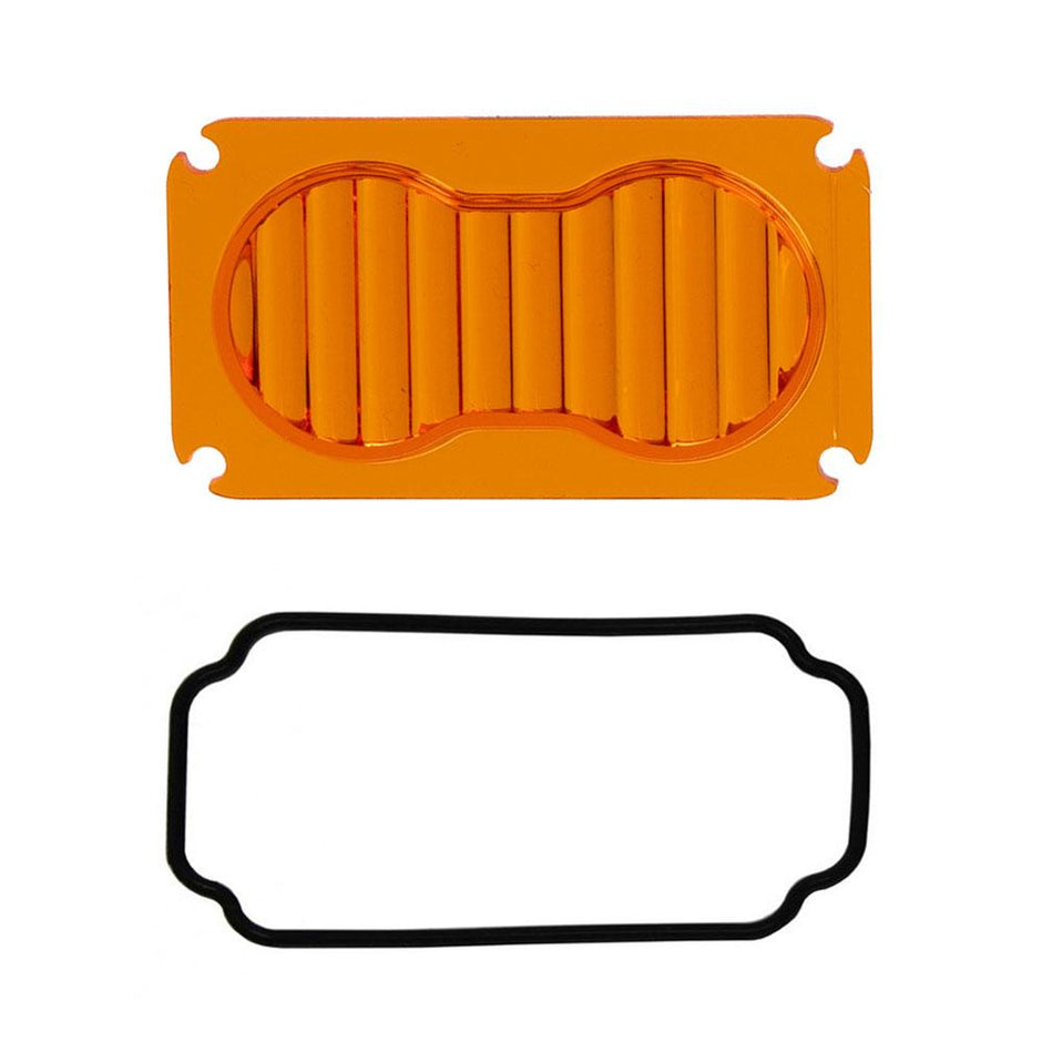 S2 Light Pod Lens Kit (Wide Cornering; Factory Amber)